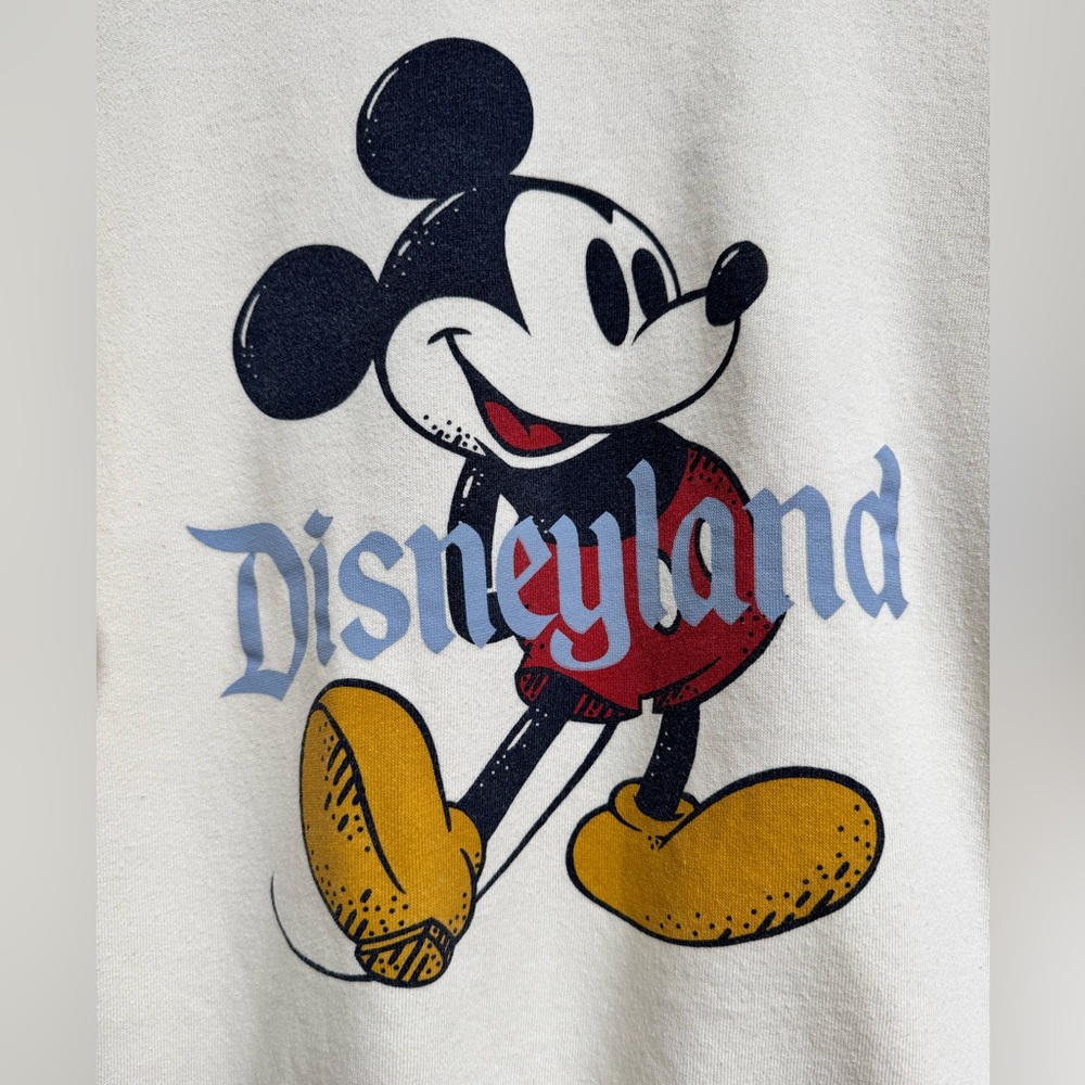 Disneyland Cream Mickey Mouse Disneyland Crewneck. Size S - Picture 3 of 5